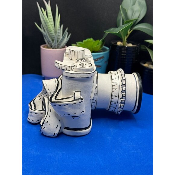 Ceramic Camera Sculpture Decorative Table Top Decor - Picture 5 of 8